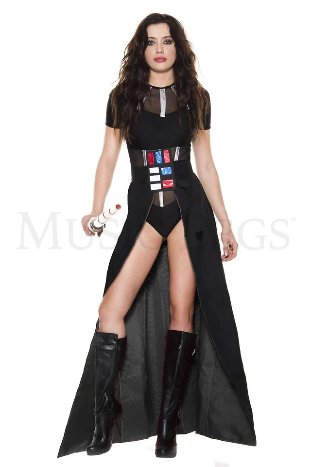 Stars Soldier 2 piezas inserciones transparentes para mujer Halloween Cosplay Disfraz Set Talla XL Foto 3 de 4