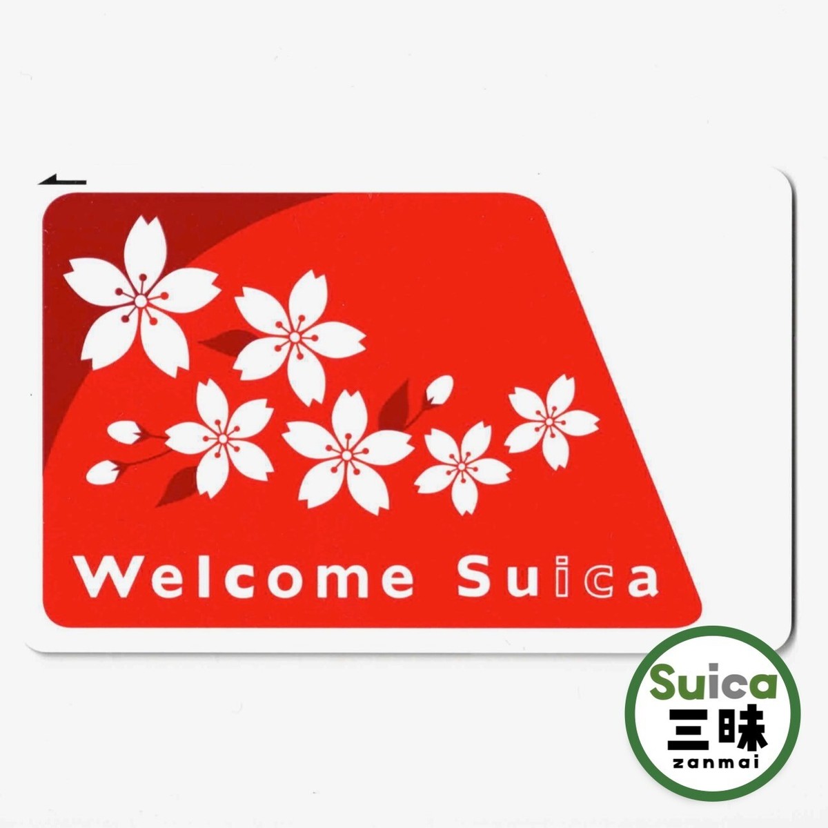 Not usable Welcome Suica SAKURA Prepaid Transportation IC card JR