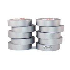 TapesSupply 10 Rolls Pack Gray Electrical Tape 3/4" x 66 ft