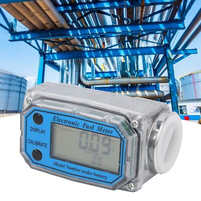 Digital Zählwerk Turbine Durchflussmesser Flow Meter für Wasser Diesel Ölzähler