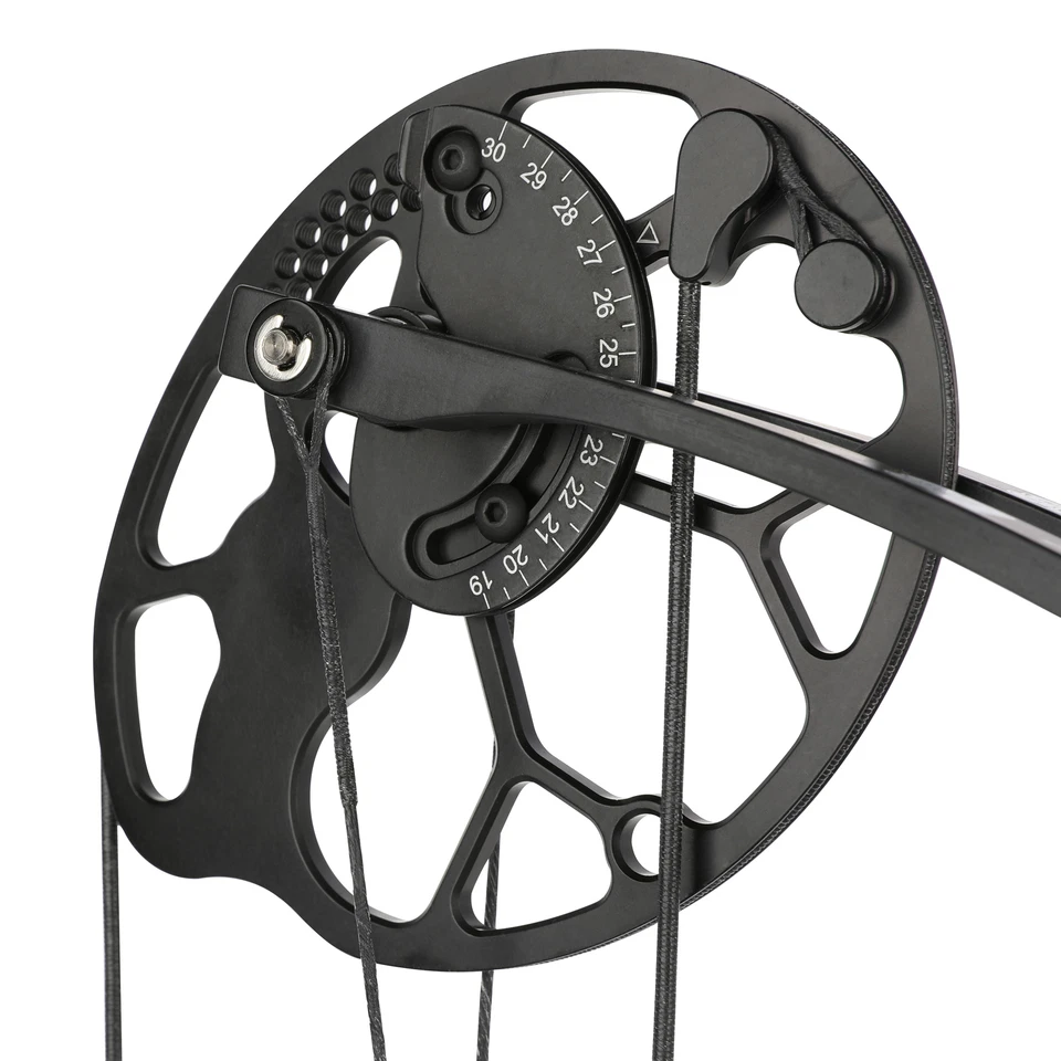 Compound Bow 19-70lbs Adjustable Adult Aluminum Cam 320fps Archery Bow Hunting - Image 4 of 4