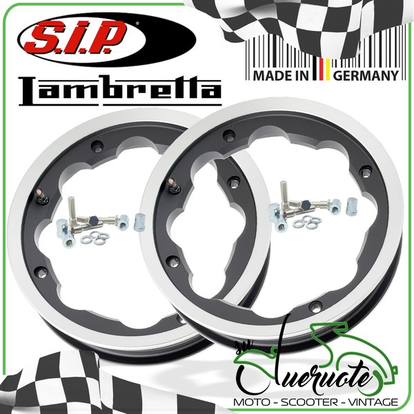 Sip Schlauchlos Felgenpaar Lambretta LI 125 150 TV 175 Special 200 DL GP-image