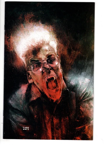 BLOOD STAINED TEETH #1 (2022) - GRADE NM - COMIC CORNER SIMMONDS VIRGIN VARIANT!