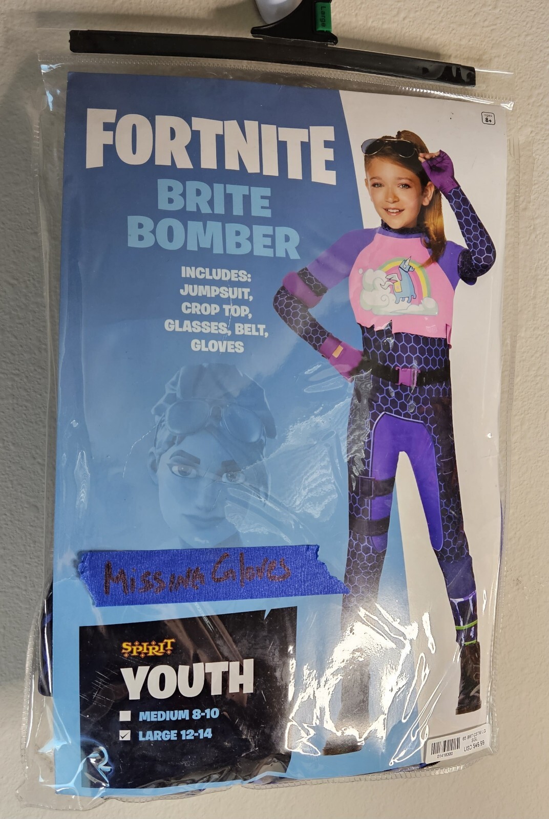 Fortnite Brite Bomber Teen Halloween Cosplay Costume … Gem