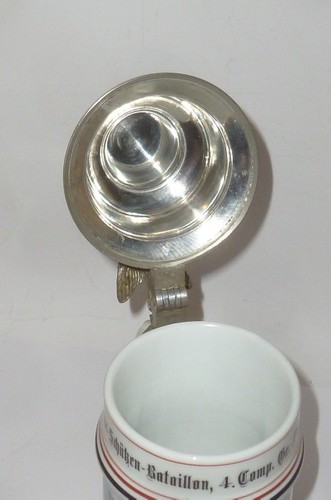Alter Reservistenkrug Garde Schützen Lichterfelde Jäger Berlin Bierkrug Krug 1WK - Bild 15 von 24