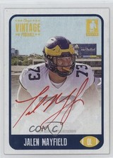 2021 Onyx Vintage Red Ink /25 Jalen Mayfield #FAJM Auto 3hd