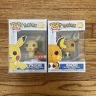 Funko Pop! Pokémon Pikachu - Target Exclusive #353 W/ Protector & Raichu #645