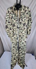 Vintage 80s Redhead Full Zip Camo Coveralls Jumpsuit L Chest Made in USA