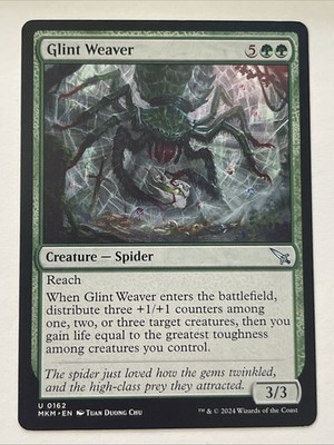 x1 Glint Weaver MKM MTG 162 UNCOMMON M/NM 1x