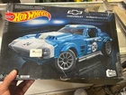 MEGA Hot Wheels 63 Corvette Grand Sport Race Car Building Toy Kit Open Box