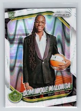 Dominique Malonga 2025 Panini Prizm WNBA #144 White Seismic Prizms Rookie WNBA