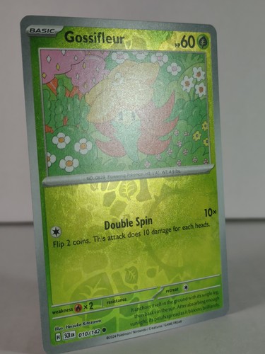Gossifleur - Stellar Crown - 010/142 - Pokemon TCG - Reverse Holo - Y - Picture 3 of 5