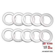 M14 Oil Drain Plug Gaskets Crush Washers Seals Rings Compatible with Hon da