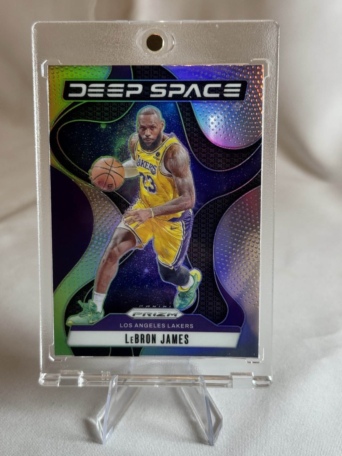 2024-25 Panini Prizm - Deep Space LeBron James #5 Silver prizm SP