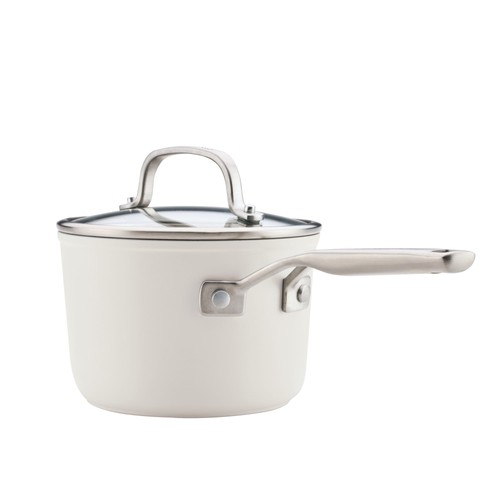 Harteloxiert 2 Quart Keramik Induktion Kochtopf mit Deckel Spülmaschinenfest & Backofen - Bild 9 von 11