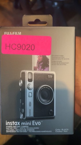 Fujifilm instax mini Evo Hybrid Instant Camera - Black