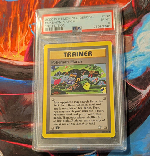Pokémon March (1st Edition) graded PSA 9 for sale on eBay