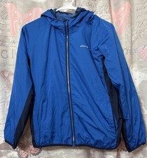EDDIE BAUER Boy's Youth Reversible Plush Hoodie Jacket Blue Sz M 10/12