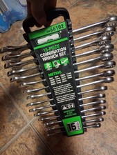 15-piece Premium Extra Long Metric Combination Wrench Set Mm