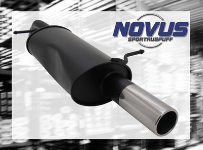 NOVUS Sportauspuff Gruppe N ESD 1x 76 mm für Citroen C2 + C3