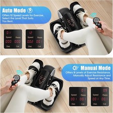 2 in 1 Under Desk Elliptical Machine Ellipse Leg Exerciser for Seniors Adults