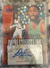 2023-24 Panini Court Kings - Impressionist Ink #II-AYT DeAndre Ayton 27/35