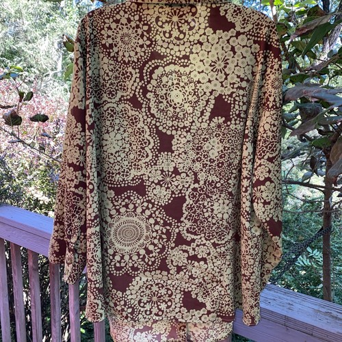 Ninety Long Sleeve Blouse Size 3X - Picture 4 of 4