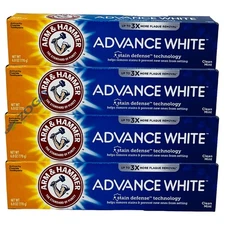 Arm & Hammer Advance White Toothpaste Clean Mint 6.0 oz - Pack of 4