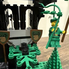 Lego Forestmens Hideout 6054 Missing Few Pieces Good Condition W/ Manual Read De