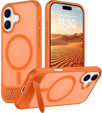 Temdan Designed for iPhone 17 Case, Built-in Invisible KickstandCompatible wi...