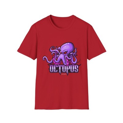 Purple Octopus T-Shirt, Multiple Colors