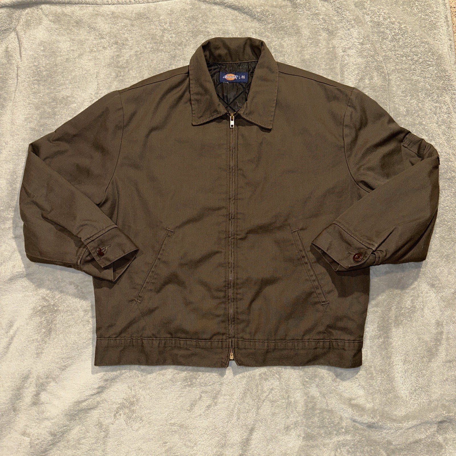 Dickies Men's Large Brown Insulated Eisenhower Jacket