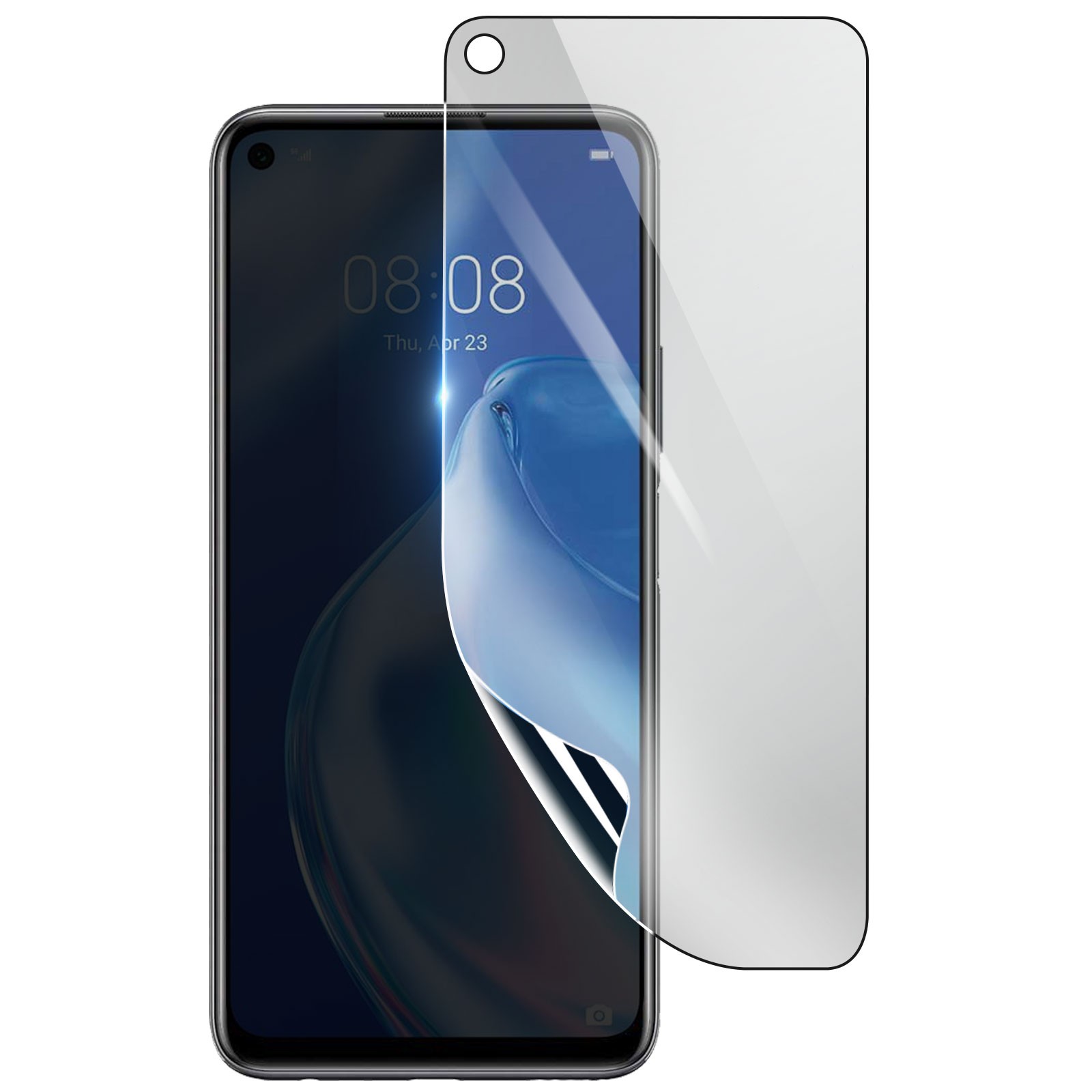 Film hydrogel antichoc pour Huawei P40 Lite 5G protection écran transparente