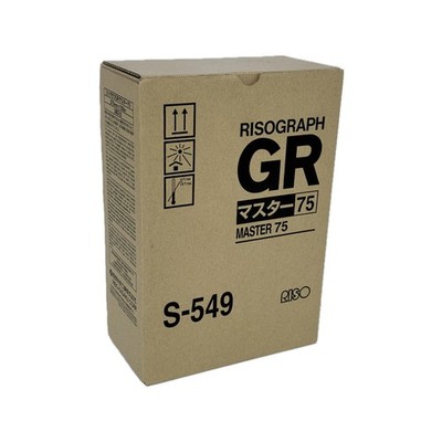 RISO S-549 Risograph GR Master 75, 270mm x 100m, 2 Rollen für GR17xx GR27xx, OVP