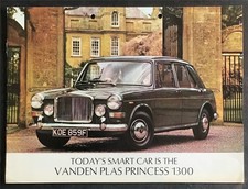 VANDEN PLAS Princess 1300 Car Sales Brochure c1968  Ref 2441