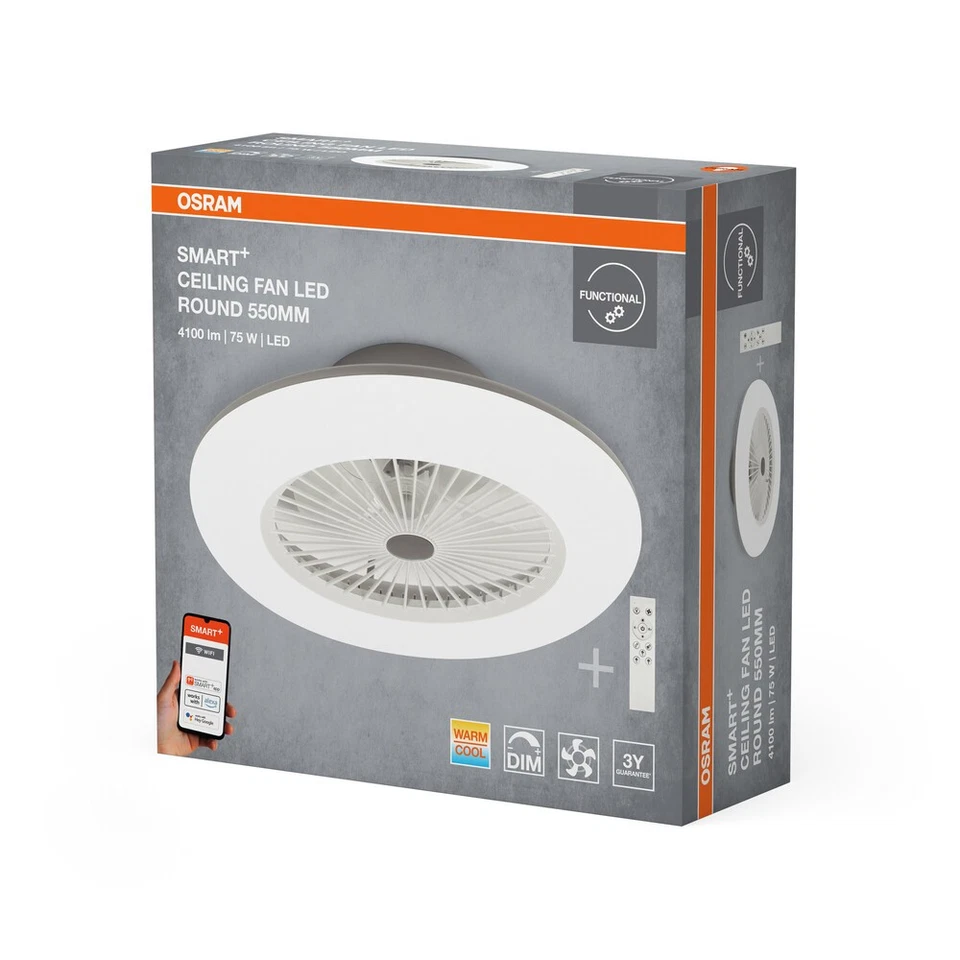 OSRAM Smart Wifi Deckenventilatoren für verschiedene Anwendungsbereichen, die Li