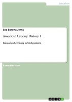Lea Lorena Jerns | American Literary History 1 | Taschenbuch | Englisch (2014)