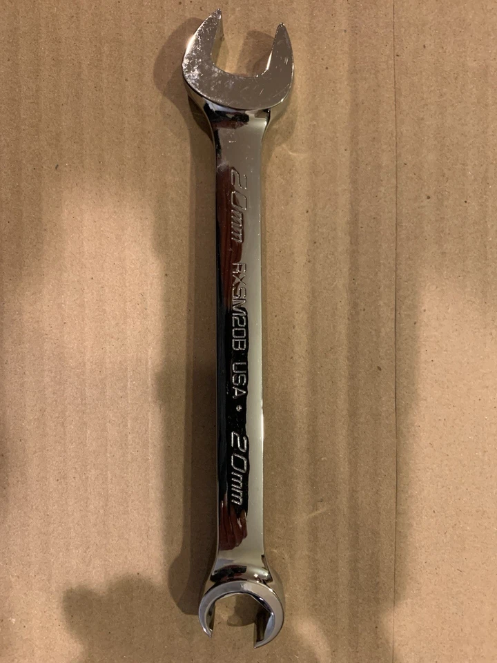 Llave combinada de tuerca acampanada de extremo abierto Snap On RXSM20B 20 mm. Estado nuevo Foto 2 de 4