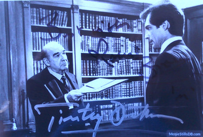 Timothy Dalton & Robert Brown orig. Autogramm JAMES BOND 007  10x15