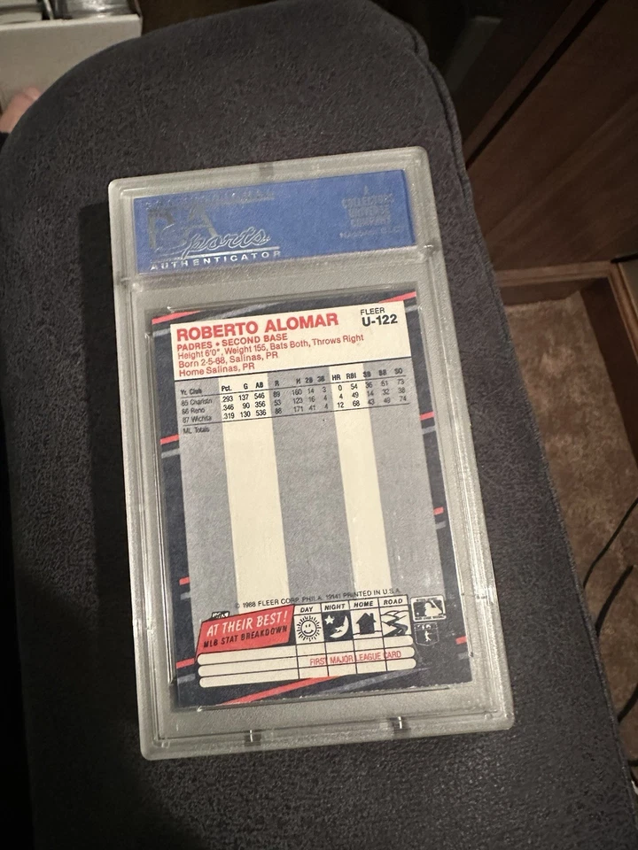 Actualización Fleer 1988 - Roberto Alomar #U-122 (RC) Foto 2 de 2