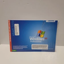 MICROSOFT WINDOWS XP PROFESSIONAL w/SP2 FULL OPERATING SYSTEM MS WIN PRO 32 Bit