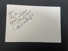 Carol Royle signed card Blake`s 7 Hammer House of Mystery and Suspense actor