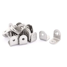 25Pcs, Stainless Steel 90 Degree Angle Bracket 20 x 20mm