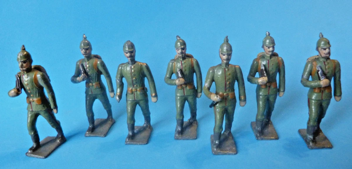 Lot Soldat De Plomb Epoque Empire Napoleon Cbg Mignot 5 Cavaliers