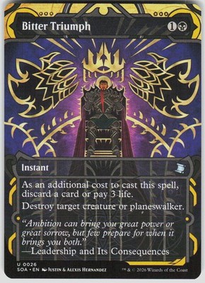 Bitter Triumph 26 Secrets of Strixhaven Mystical Archive Magic the Gathering