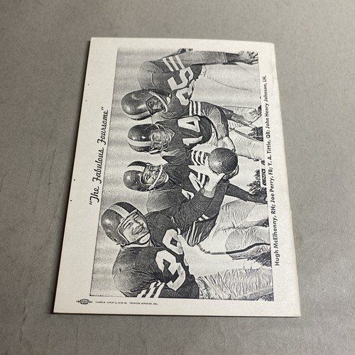 Fußballgeschichte: San Francisco 49ers 1955 Presse Radio TV Guide / MOB - Bild 10 von 10