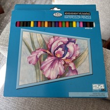 Royal  Langnickel Artist Watercolor Colored Pencils Art New 24 Count Drawing