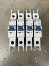 Allen Bradley 1489-M1C020 SER. D 2A Amp 277V Volt Din Rail  Breaker Lot Of 4