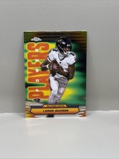 2025 Topps Chrome Football Power Players Lamar Jackson PP-1 Ravens