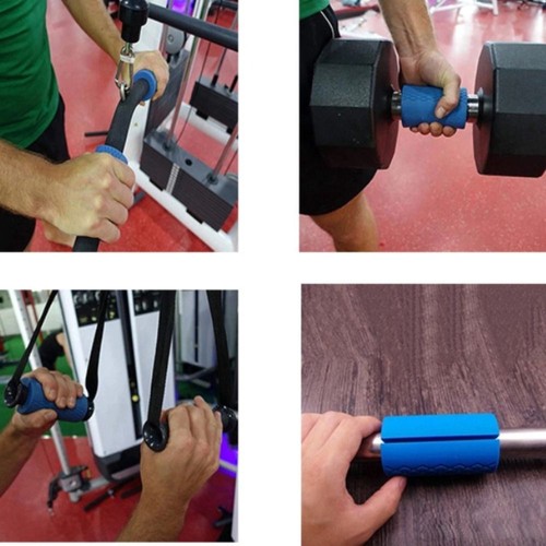 Increase Friction Silicone Dumbbell Grip Thicken Fitness Equipment Barbell - Picture 6 of 20